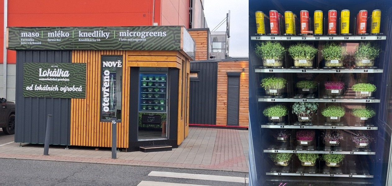 Samoobslužná prodejna lokalka.cz v Liberci u Globusu